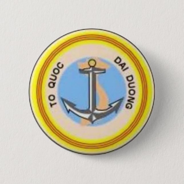 Badge Rond 5 Cm Hai VNCH quan (Devant)