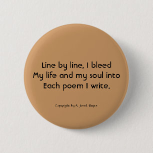 Badge Rond 5 Cm "Haiku 68" bouton
