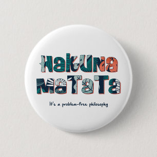 Badge Rond 5 Cm Hakuna Matata