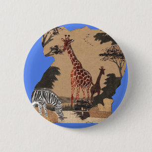 Badge Rond 5 Cm Hakuna Matata African Animals Pride lands.png