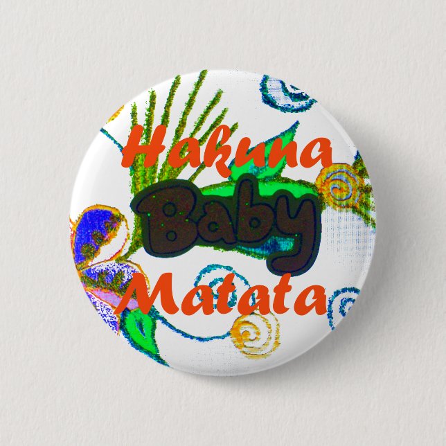 Badge Rond 5 Cm Hakuna Matata Baby.png (Devant)