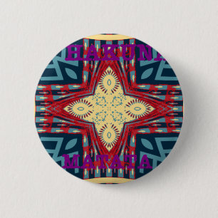 Badge Rond 5 Cm Hakuna Matata Hope disign