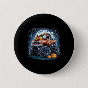 Badge Rond 5 Cm Hallowee de saison Éffrayante du Citrouille fantôm