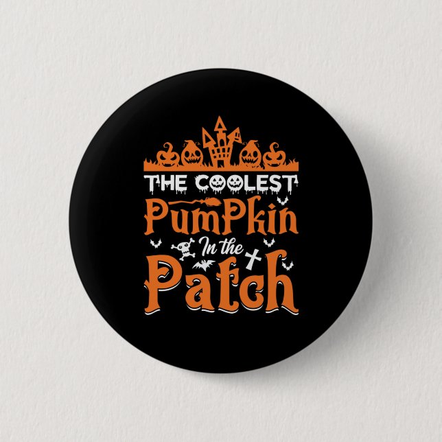 Badge Rond 5 Cm Halloween (Devant)