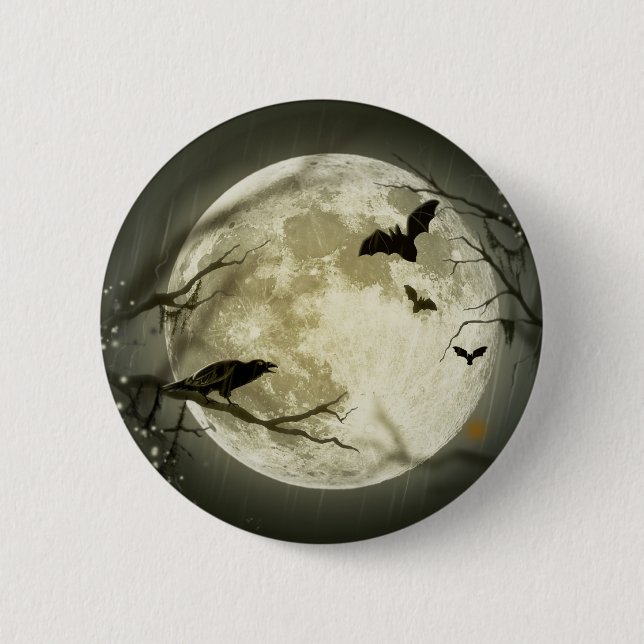 Badge Rond 5 Cm Halloween (Devant)