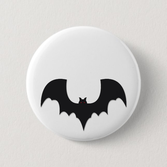 Badge Rond 5 Cm Halloween bat (Devant)