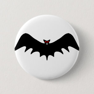 Badge Rond 5 Cm Halloween chauve