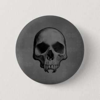 Badge Rond 5 Cm Halloween crâne maléfique