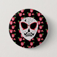 Halloween Crâne sucre Dias De Los Muertos Roses
