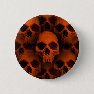 Badge Rond 5 Cm Halloween crânes d'horreur