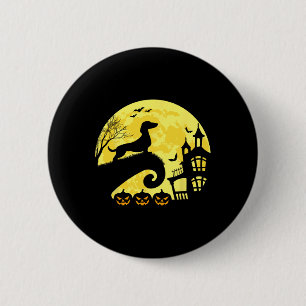 Badge Rond 5 Cm Halloween Dachshund Weenie Wiener Moonshine Sausag