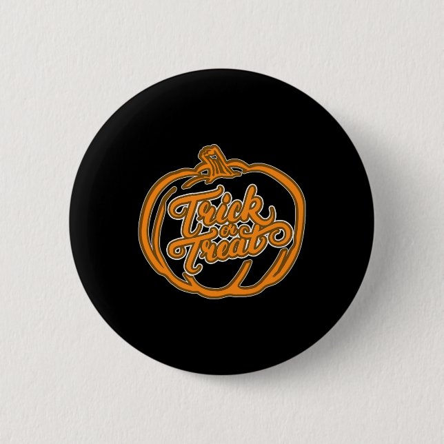Badge Rond 5 Cm Halloween effrayant Et Drôle 1 (Devant)