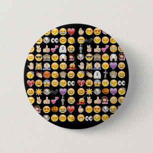 Badge Rond 5 Cm halloween emoji