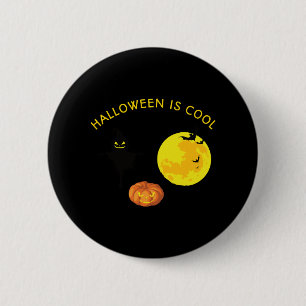 Badge Rond 5 Cm Halloween est cool