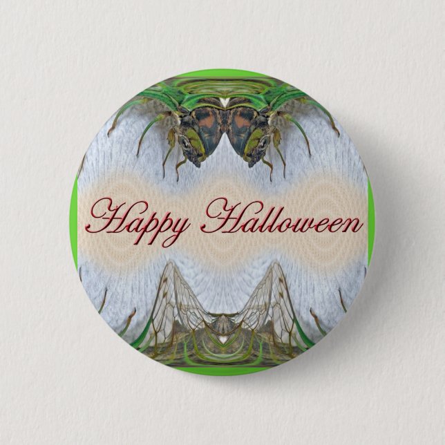 Badge Rond 5 Cm Halloween Fantasmagorique Canada Articles (Devant)