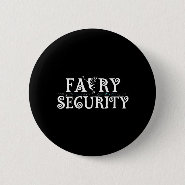 Badge Rond 5 Cm Halloween Fils Fille Papa Maman Design Fée (Devant)