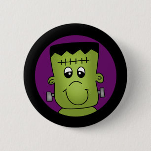 Badge Rond 5 Cm Halloween Frankie