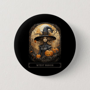 Badge Rond 5 Cm Halloween gothique Wiccan en cuisine vintage