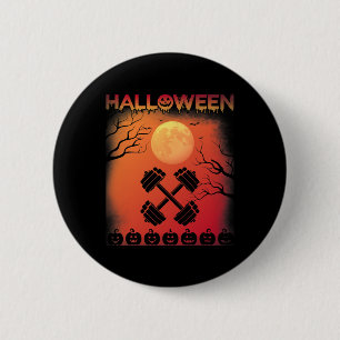 Badge Rond 5 Cm Halloween Gymnase à thème de style Vintage Hallowe