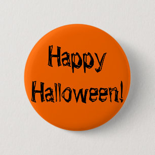 Badge Rond 5 Cm Halloween heureux !