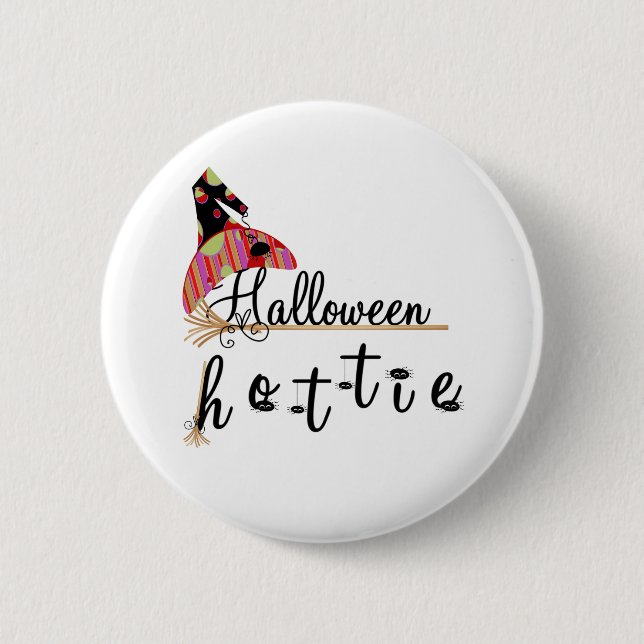 Badge Rond 5 Cm Halloween Hottie (Devant)