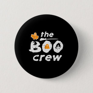 Badge Rond 5 Cm Halloween L'Équipage De Boo Costume Correspondant