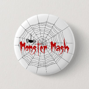 Badge Rond 5 Cm Halloween Monster Mash