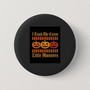 Badge Rond 5 Cm Halloween Trick Or Treat Petits Monstres Citrouill