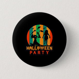 Badge Rond 5 Cm Halloween Vintage Halloween