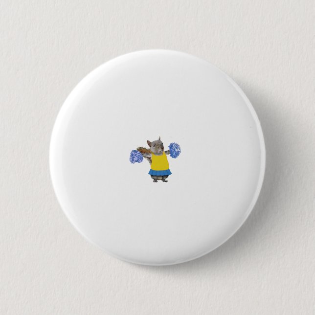 Badge Rond 5 Cm Hampster Cheerled (Devant)