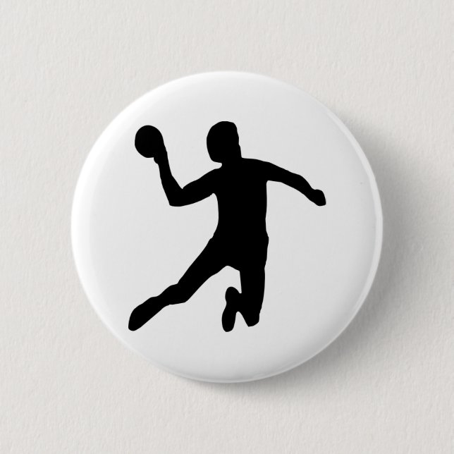 Badge Rond 5 Cm Handball (Devant)