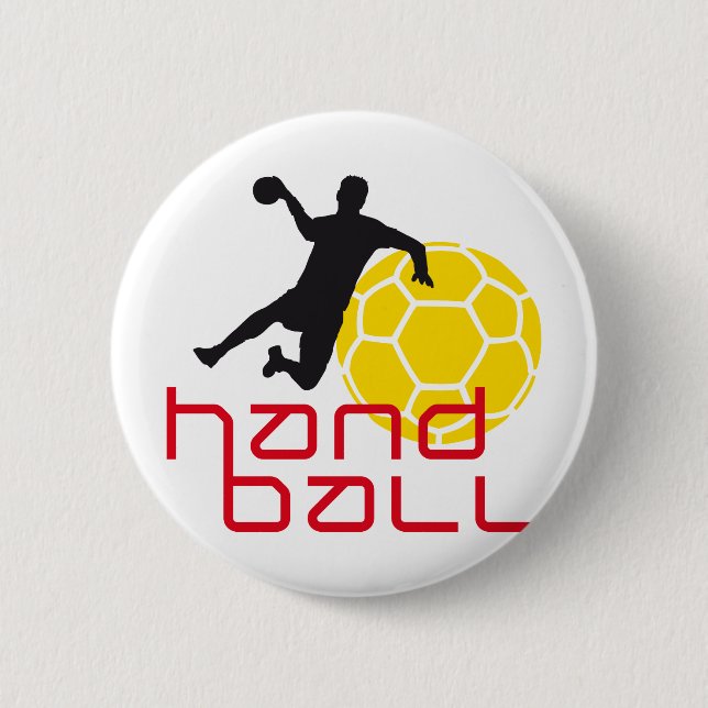 Badge Rond 5 Cm Handball I 3c (Devant)