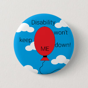 Badge Rond 5 Cm Handicap ne me laissera pas tomber ! :
