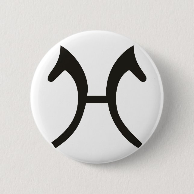 Badge Rond 5 Cm Hannoveraner (Devant)