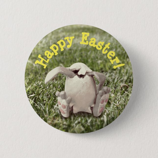 Badge Rond 5 Cm Happy Easter! Button (Devant)