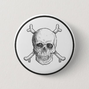 Badge Rond 5 Cm Happy Halloween effrayant chat