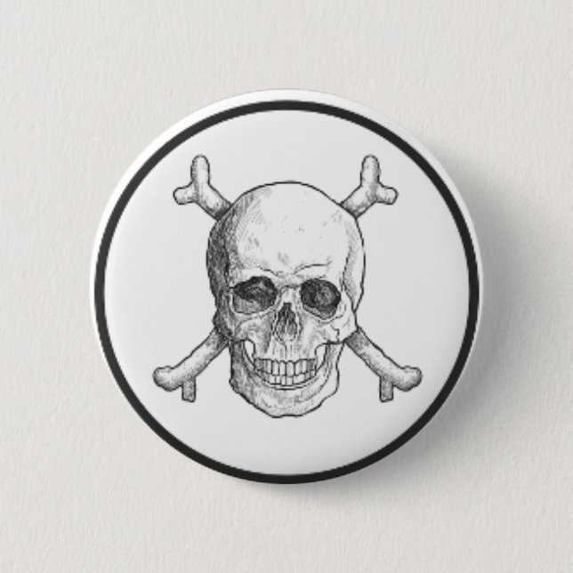 Badge Rond 5 Cm Happy Halloween effrayant chat (Devant)