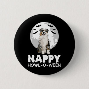 Badge Rond 5 Cm Happy Howl-o-ween Lazy Halloween Costume mignon ch