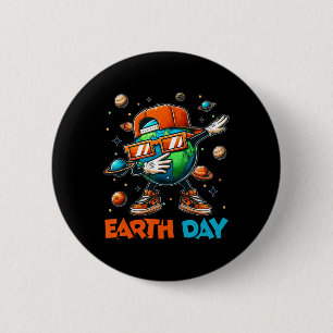 Badge Rond 5 Cm Happy Jour des terres 2025 Drôle Jour des terres e
