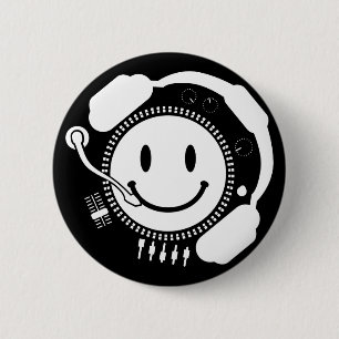 Badge Rond 5 Cm Happy_Music