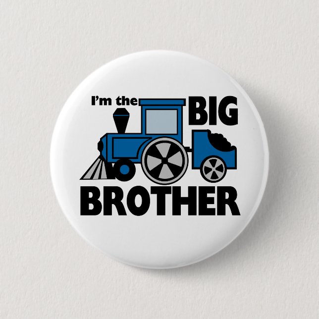 Badge Rond 5 Cm Happy Tracks Big Brother (Devant)