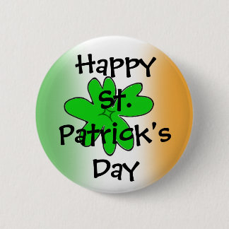 Badge Rond 5 Cm HappySt. Patrick'sDay