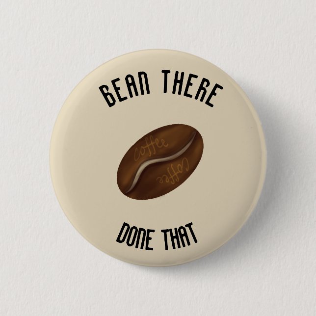 Badge Rond 5 Cm Haricot là, fait cela (Devant)