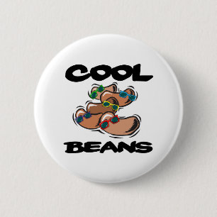 Badge Rond 5 Cm Haricots cool