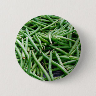 Badge Rond 5 Cm Haricots verts