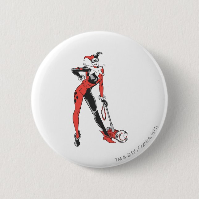 Badge Rond 5 Cm Harley Quinn 2 (Devant)