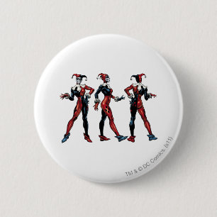 Badge Rond 5 Cm Harley Quinn - Tous les côtés