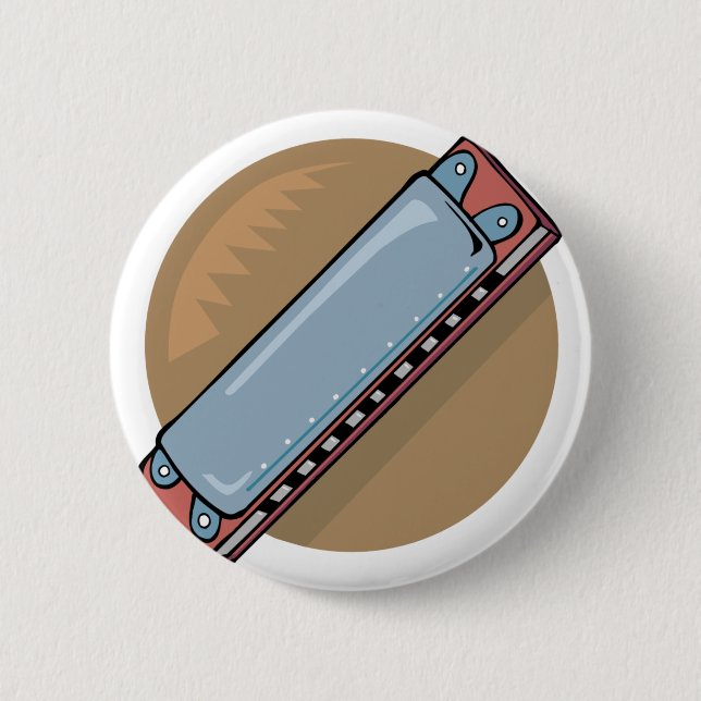 Badge Rond 5 Cm harmonica (Devant)