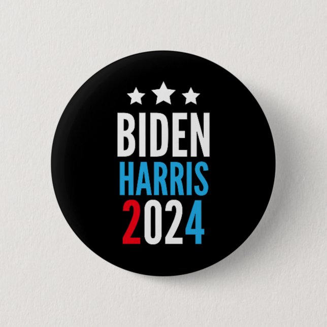Badge Rond 5 Cm Harris 2024 Election Vote 2024 (Devant)
