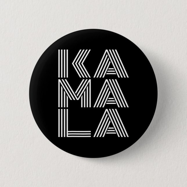 Badge Rond 5 Cm Harris 2024 #khive Biden Harris Cool Retro Streetw (Devant)